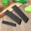 3 Pcs Universal Knife Edge Guard Set ABS Blade Protector with Felt Lining Chef Knife Sheath Black 4