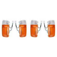 2 Pair of Front Turn Signal Lights, Corner Indicator Lights for Patrol GQ Y60 1987-1994 B6125-01J00 B6120-01J00