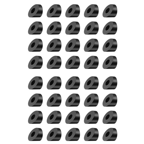 40 Pack 1/4In ID Angle Washers for Cable Railing Posts, for 1/8In 5/32In 3/16In Deck Cable Railing Cable Railing Angled
