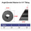 40 Pack 1/4In ID Angle Washers for Cable Railing Posts, for 1/8In 5/32In 3/16In Deck Cable Railing Cable Railing Angled 4