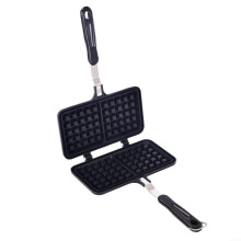 Rotary Belgian Waffle Iron for Gas Stove, NonStick, Fast and Even Cooking