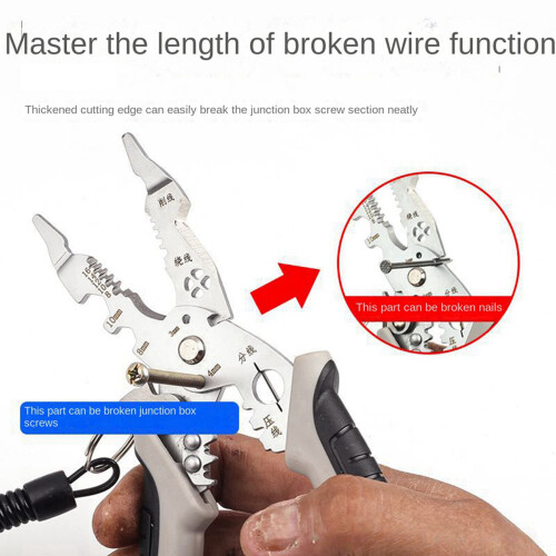 2X Multipurpose Wire Stripper,Heavy Duty Electrical Wire Stripping Tool, Wire Strippers and Crimping Tool 2