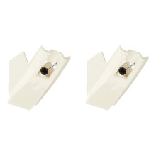 2Pcs T4P Replacement Stylus for ATN85EP 295T ATN3472 PL450 AT90 N63 LP Gramophone Turntable Accessories White