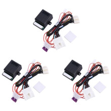 3X Car Side Mirrors Folder Fold and Spread Automatically Kit for RAV4(2020) LHD+ Plug and