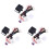 3X Car Side Mirrors Folder Fold and Spread Automatically Kit for  RAV4(2020) LHD+ Plug and 1