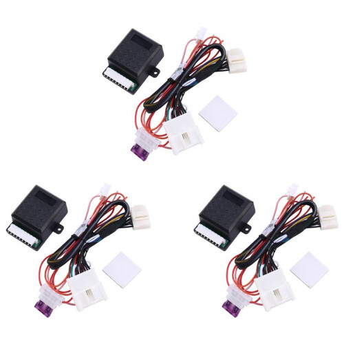 3X Car Side Mirrors Folder Fold and Spread Automatically Kit for  RAV4(2020) LHD+ Plug and
