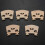 15 Pieces Maple 4/4 Full Size Violin Bridge Qin Code Violin Accessories 7