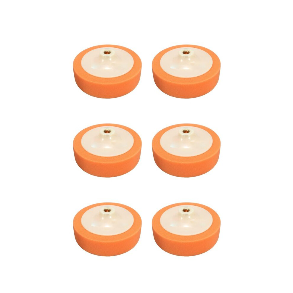 6Pcs 150Mm Car Polishing Head Buffing Mop Pad Sponge For M14 Thread 6131641826224