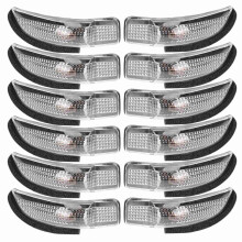 12X Side Mirror Indicator Turn Signal Light Lamp Fit for Camry Avalon Prius C 81730-02140