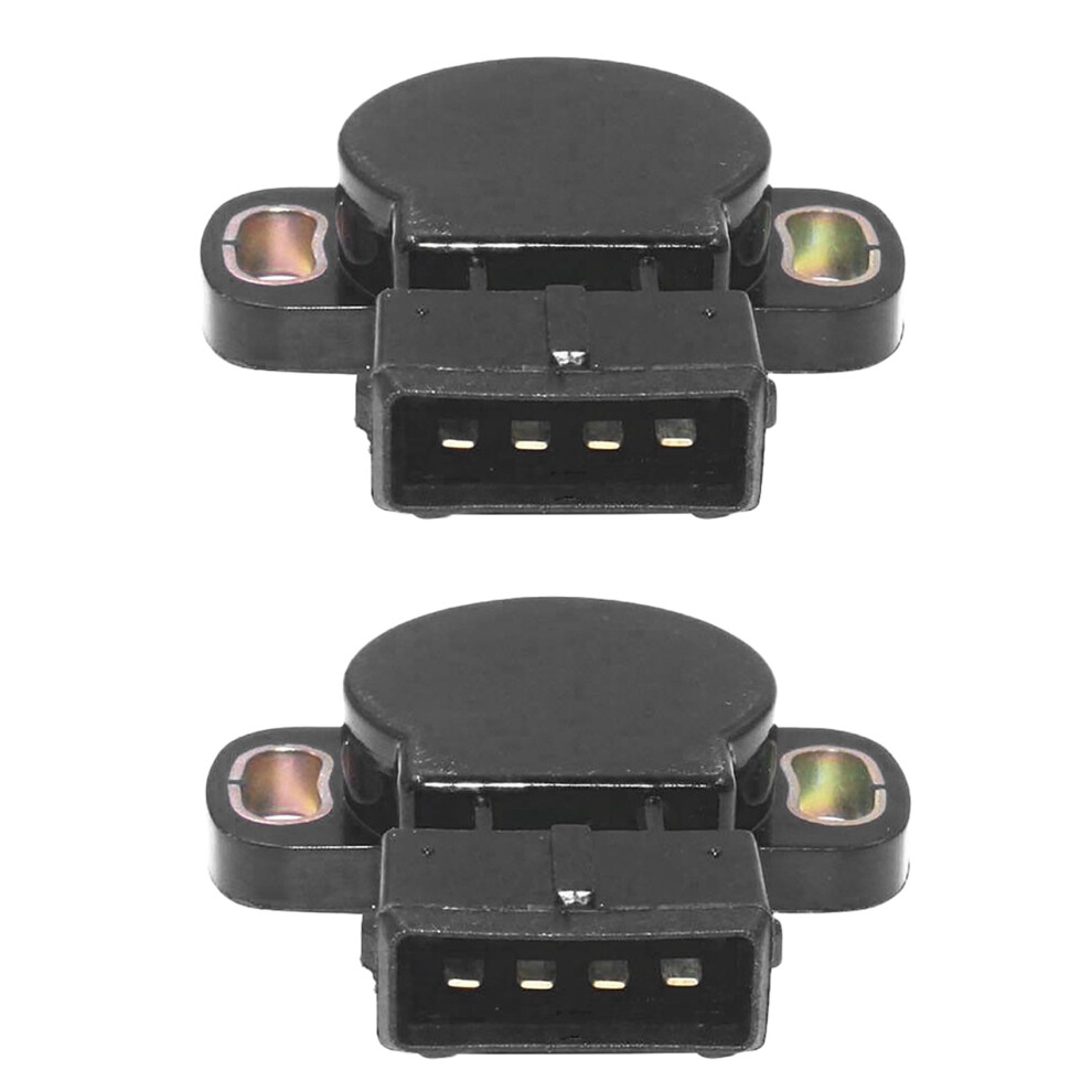 2X Throttle Position Sensor Fit For Mitsubishi Galant Pajero Montero Md614736 Black 4713985262795