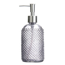 Capacité inférieure antidérapante du distributeur de savon-gris