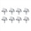 8 PCS Upgrade 5304525746 Long Stem Stove Knobs Replacements, Compatible Stove Range Oven Knobs 1