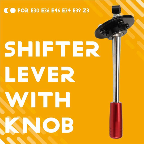 Drift Tuning Adjustable Short Shifter Lever with Knob for  E30 E36 E46 E34 E39 Z3 265mm Gear Transmission Red 1