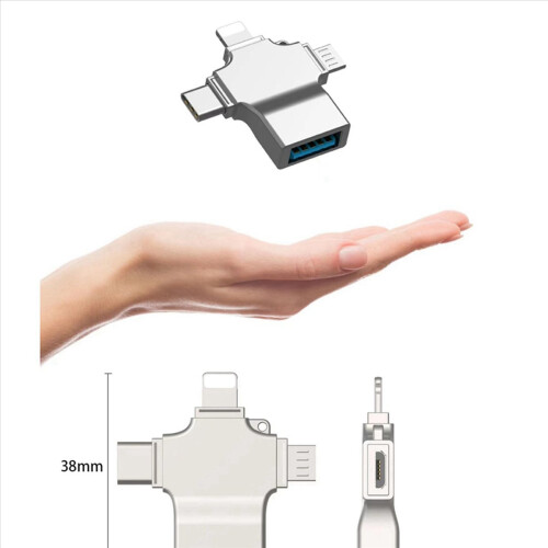 20X SD Card Reader Micro-Card Adapter 4 in 1 USB 3.0 Micro-Sd to USB Cardreader USB for Interface OTG Adaptador 1
