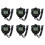 6X Digital Sports Stopwatch, 10Lap /Split Memory Stopwatch Count Down Timer, Large Display Waterproof 12/24 Hour Clock 1