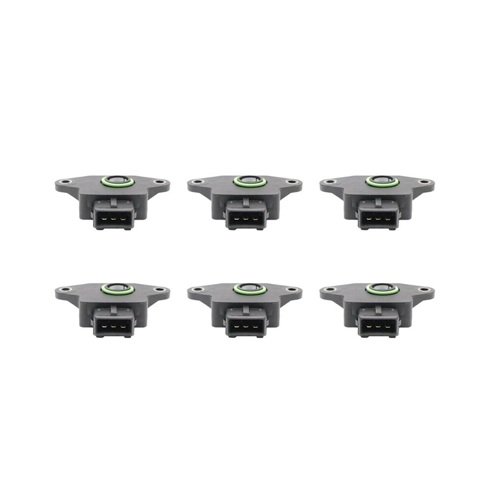 6X Car Tps Throttle Position Sensor For Kia Rio Sportage Spectra 0280122001 0288122915 Black 4712280670717