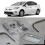 6Pcs Car Crystal Clear Interior Map Dome Light Reading Light Cover for  Prius 2010 - 2015 5
