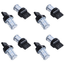8x Red T20 7443 380 W21/5W Car 13 SMD 5050 LED Stop Tail Brake Turn Lights Bulbs