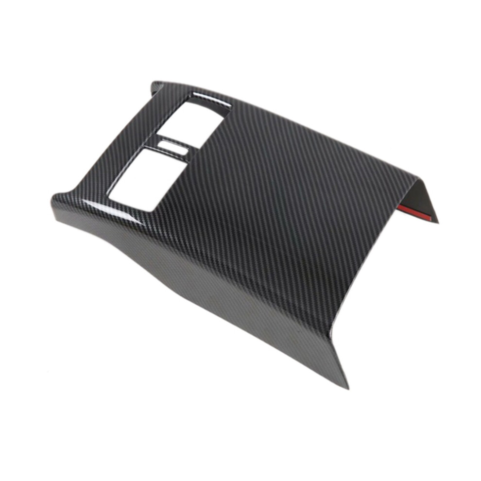 Car Carbon Fiber Rear Air Condition Vent Outlet Frame Anti-Kick Panel Cover Trim For Mazda Cx-30 Cx30 2020 2021 2022 6131407793364