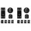 14Pc Window Headlight Fuel Gas  Set for  Mk 5 6  for 1