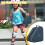 Ice Skate Carrier Breathable Bag, Strap, Sturdy Backpack, Adjustable Shoulder Strap Blue 2