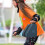 Ice Skate Carrier Breathable Bag, Strap, Sturdy Backpack, Adjustable Shoulder Strap Blue 3