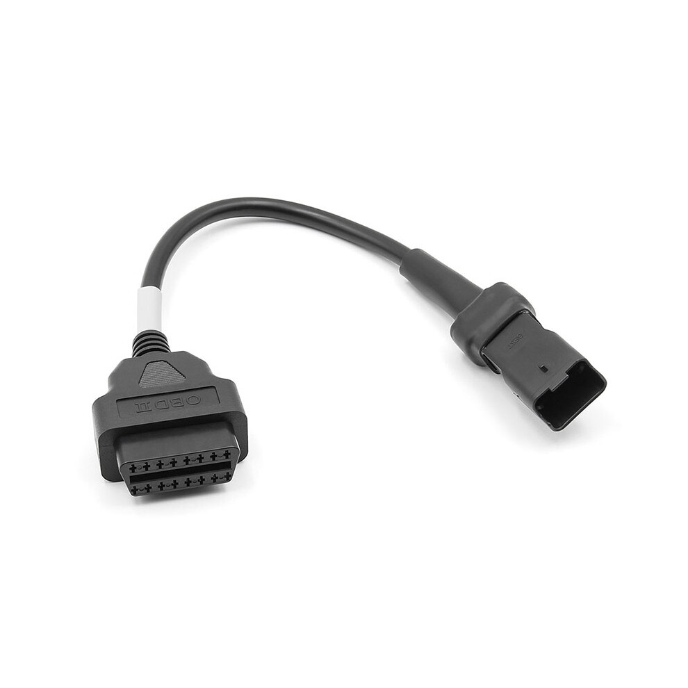Obd Motorcycle Cable For Ducati 4 Pin Plug Cable Diagnostic Cable 4Pin To Obd2 16 Pin Adapter Light 6131032385859