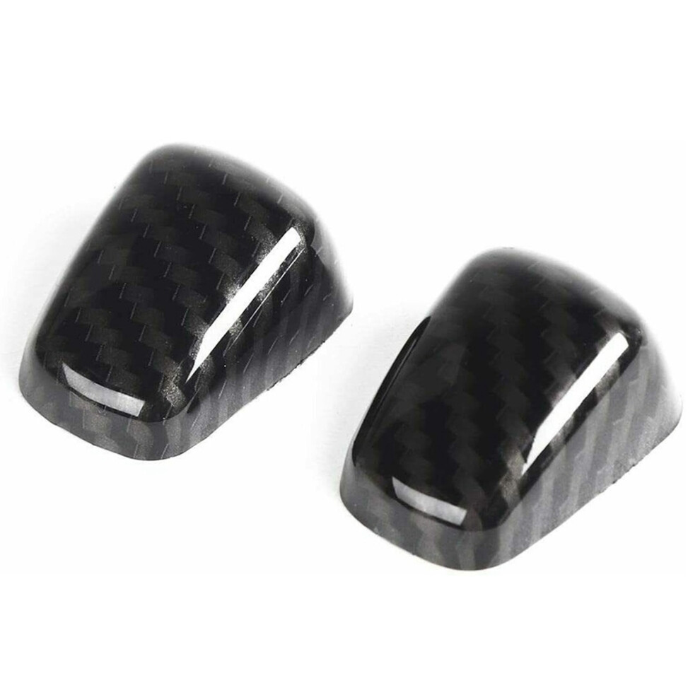 Front Windshield Washer Nozzle Wiper Cover Trim For Dodge Charger Challenger Ram Durango Chrysler 300C, Carbon Fiber 4712037027559