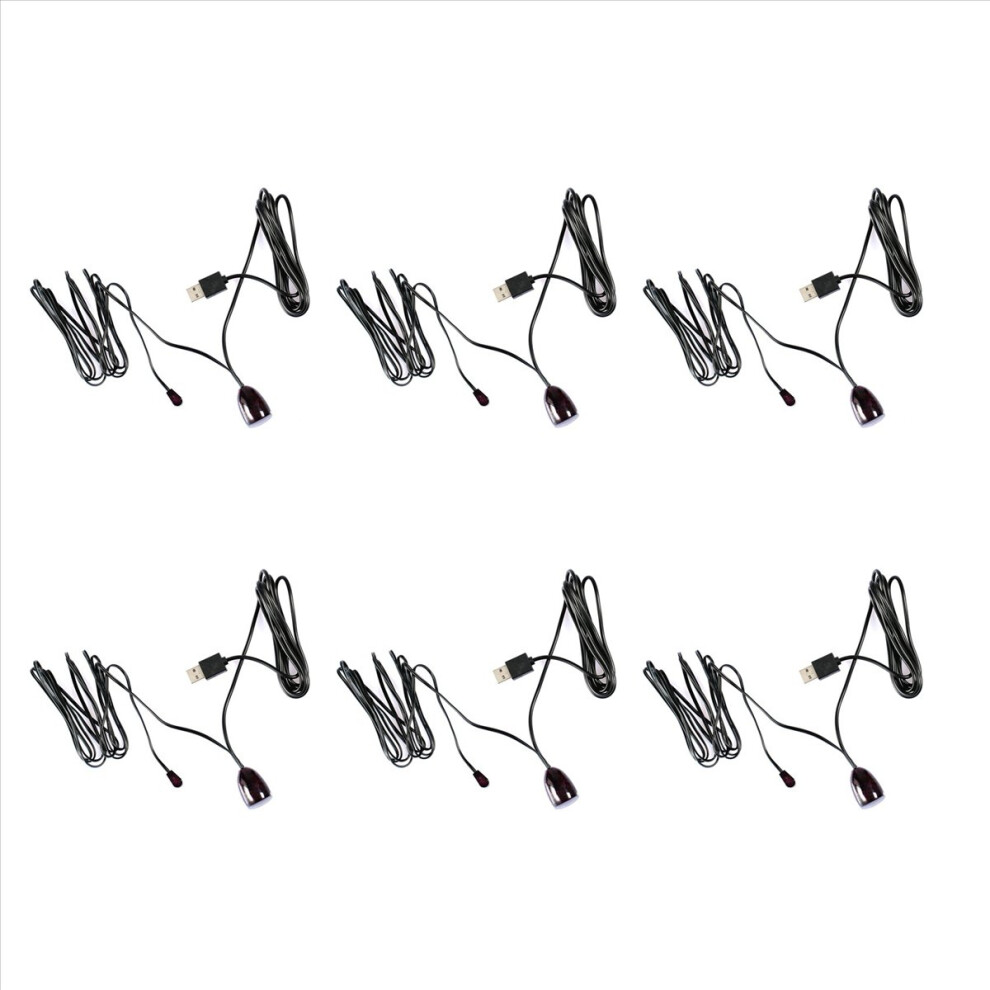 6X Usb Adapter Infrared Ir Remote Extender Repeater Receiver Transmitter Applies To All Remote Control Devices 4853316712794