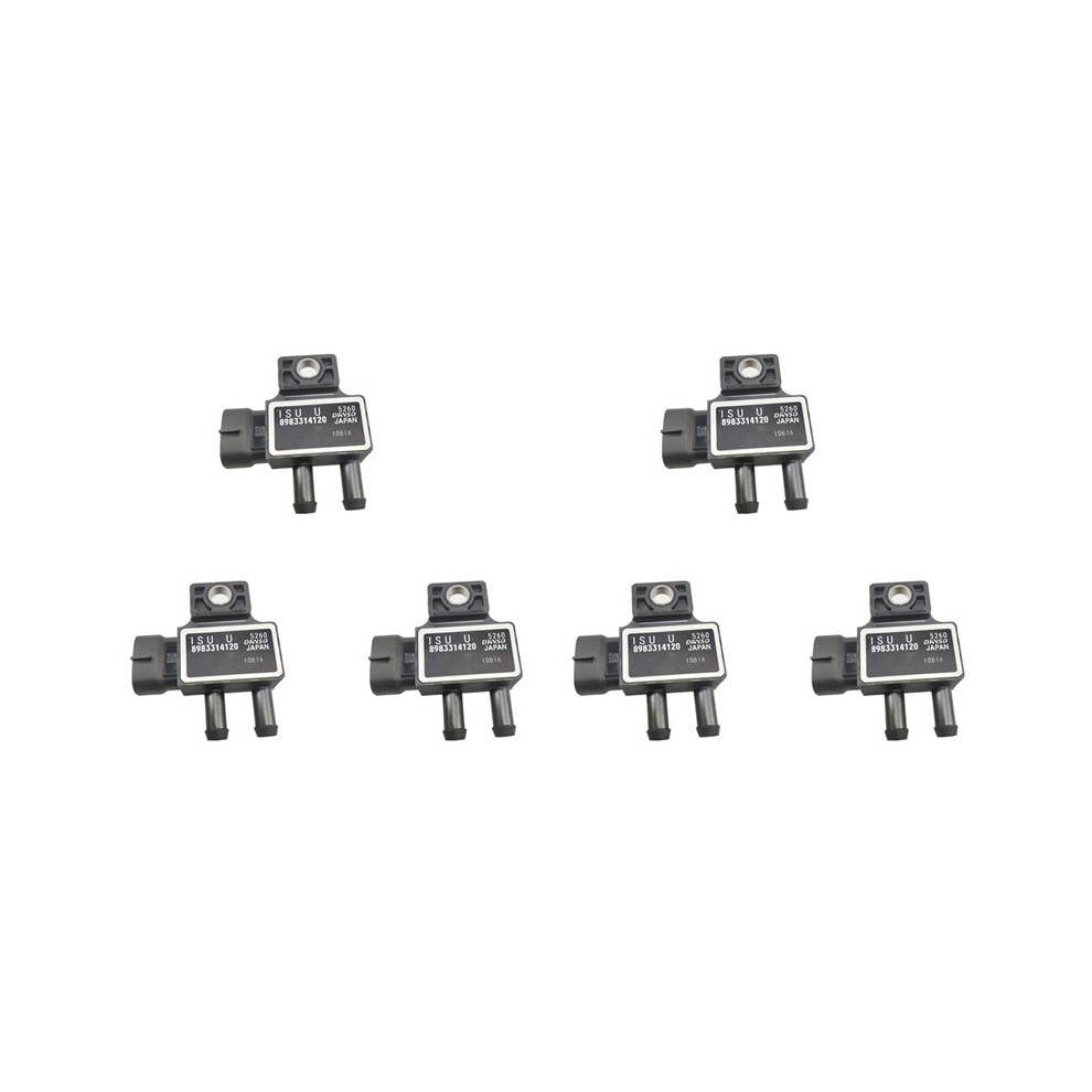 6X Car Exhaust Dpf Differential Pressure Sensor For Isuzu D-Max Damx Mux 8983314120 4712429870381