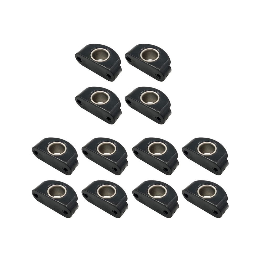Marine Boat Fairlead Nylon Bullseyes 12 Mm 1/2Inch Stainless Steel Insert,Pulley Wheel For Boats,12Pcs Black 4711778769575