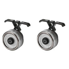2X Bicycle Brake Auto Sensing Light Waterproof LED Type-C Charging Cycling Taillight Bike Rear Light Accessories B