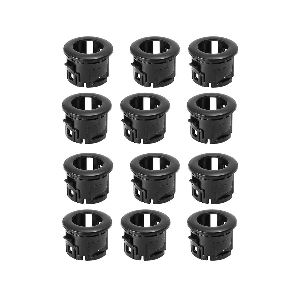Car Bumper Parking Assist Sensor Retainer Holder Bracket 89348-33010 For Toyota 4Runner Tacoma Es350 Hs250h,12Pcs Black 4711160250339