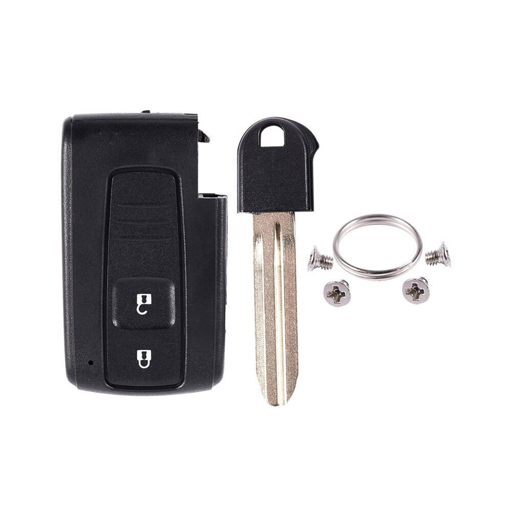 2 Button Smart Remote Key Case Shell & Blade For Toyota Corolla Verso Prius Black 4711780282871