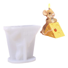 Moules en Silicone pour fromage de souris,-Enfant tenant un rat