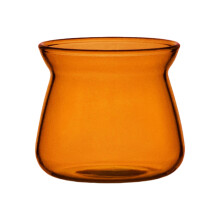 Borosilikatglasbecher zur-bernsteinfarbene Kaffeetasse