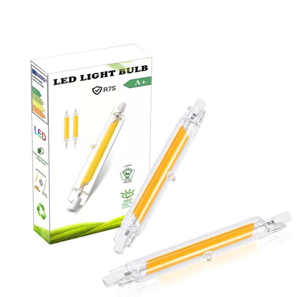 R7s Led 78Mm 10W Dimmable, Warm 2700K, Pack Of 2 White 9001264102791