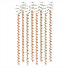 Conjunto de 8 Estacas de Jardim de Cobre para Eletrocultura - Fio Puro, Ideais para Cultivo de Plantas (30 cm)