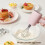 Schnurloser Hand-Edelstahl-Schneebesen, ergonomischer Griff, 4