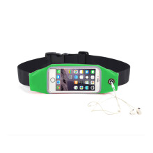 Cinturón para correr con material impermeable y tira reflectante, correa ajustable para la cintura para correr, trotar, caminar, hacer ejercicio,