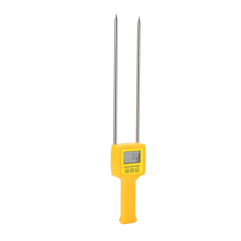 Digital Humidity Meter With Deep Probe, Fast 1S Measurement, Backlit Lcd Moisture Tester For Forage 9426802917383