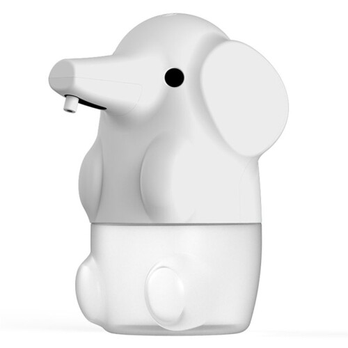 Automatic Soap Dispenser, Kids Foaming Dispenser Touchless Rechargeable, Cute Animal (White)