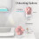 Automatic Soap Dispenser, Kids Foaming Dispenser Touchless Rechargeable, Cute Animal (White) 2