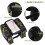 Bolsa para guidão de bicicleta com janela touchscreen, compartimento impermeável para celulares de até 6,5 polegadas, design com zíper duplo, cor 4