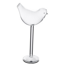 Glasses Cocktail Coupe Martini Goblet in Bird Shape High Feet Glass