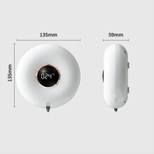 Automatic Soap Dispenser 300ML USB Chargeable Smart Foam Machine Touchless LED Display Sensor