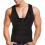 Αδυνάτισμα Body Shaper για άνδρες Συμπιεστικό φανελάκι με φερμουάρ Ρυθμιζόμενο 1