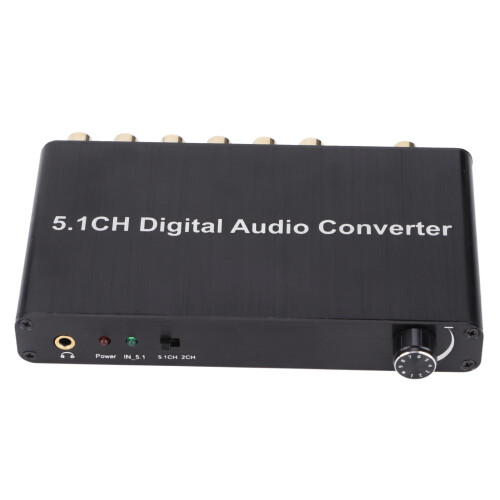 Digital Audio Decoder For Enhanced Listening, Immersive Audio Experience With Versatile Compatibility And Premium Build Digital Analog Converter 1