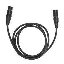 Cabo de iluminação DMX livre de interferências de sinal com dupla blindagem interna condutiva em PVC e revestimento externo flexível em PVC, cabo