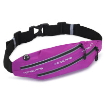 Cinto de corrida esportivo com bolso duplo, pochete impermeável para atividades ao ar livre, bolsa de cintura leve que garante conforto sem
